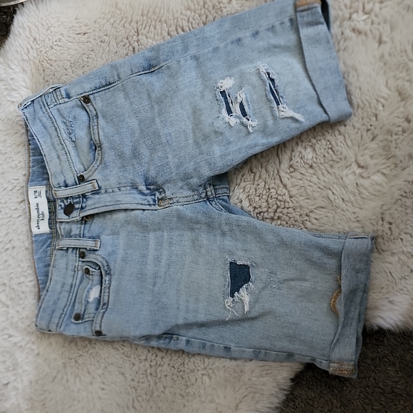 Abercrombie & Fitch Other - Shorts blue with patches